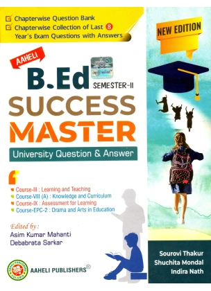 Aaheli B.Ed. SUCCESS MASTER 2nd Semester English Version