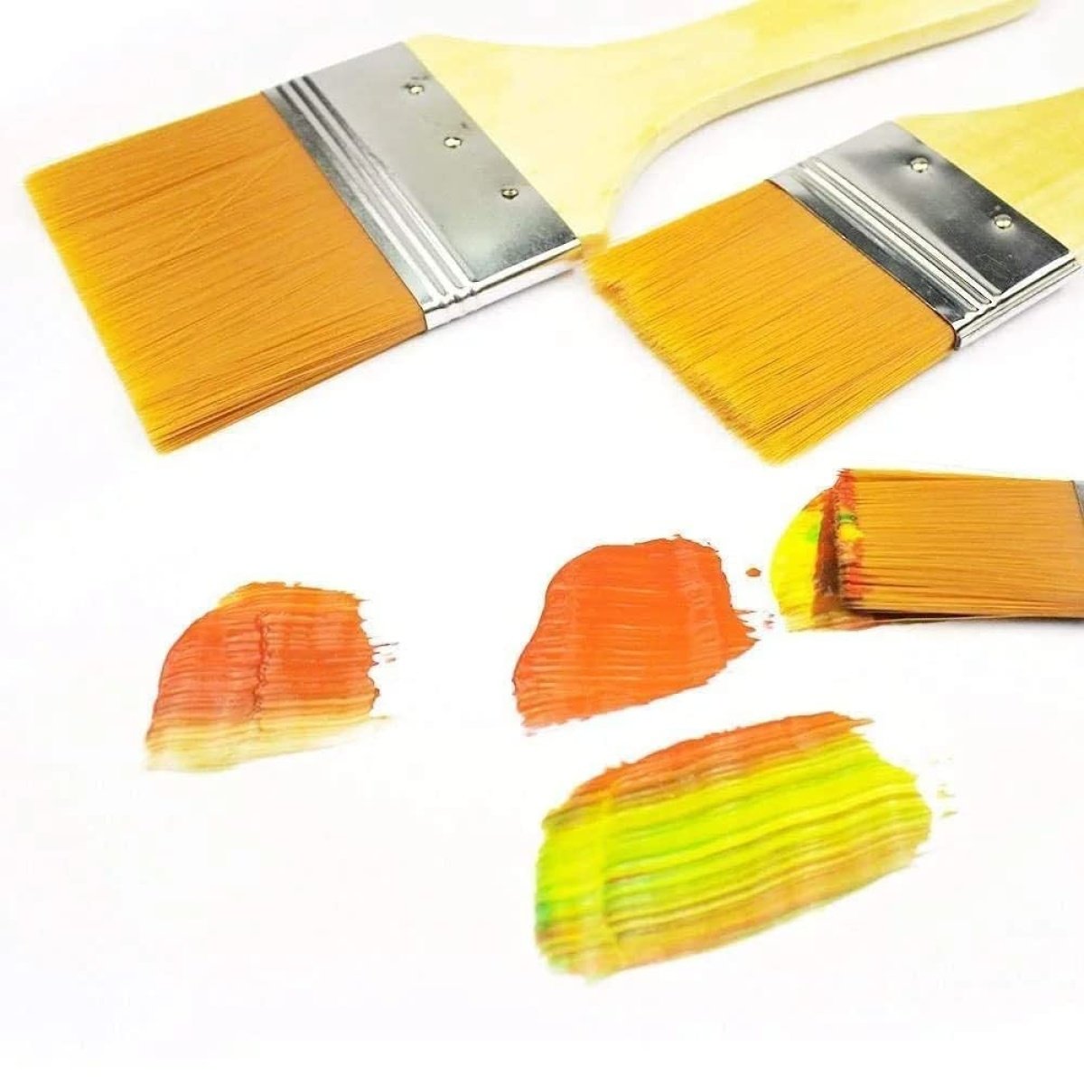  Tofficu 46 Pcs Synthetic Paint Brush Painting Brush