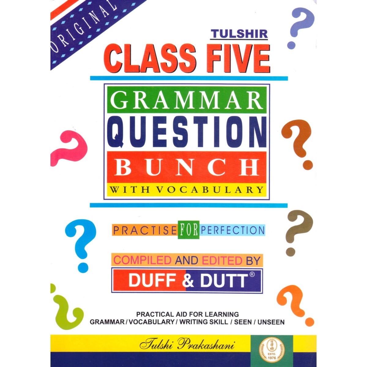 Tulshi Prakashani Grammar Question Bunch With Vocabulary Class -V (2025) By Duff & Dutt