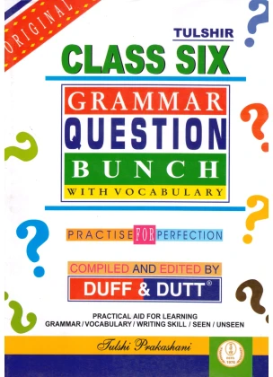 Tulshi Prakashani Grammar Question Bunch With Vocabulary Class -VI (2025) By Duff & Dutt