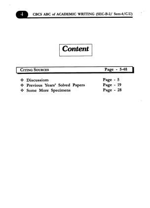 ABC OF ACADEMIC WRITING | CBCS SEC-B2 | SEMESTER-4, AND Semester-2 | CALCUTTA UNIVERSITY 