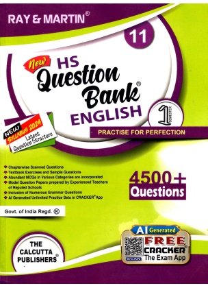 Ray & Martin Question Bank English Class - 11 | Semester- 1
