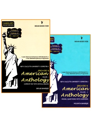 NEP American Anthology Vol-1, 2 | Semester-3, Culcatta University By Biplab Banerjee, Moumita Banerjee