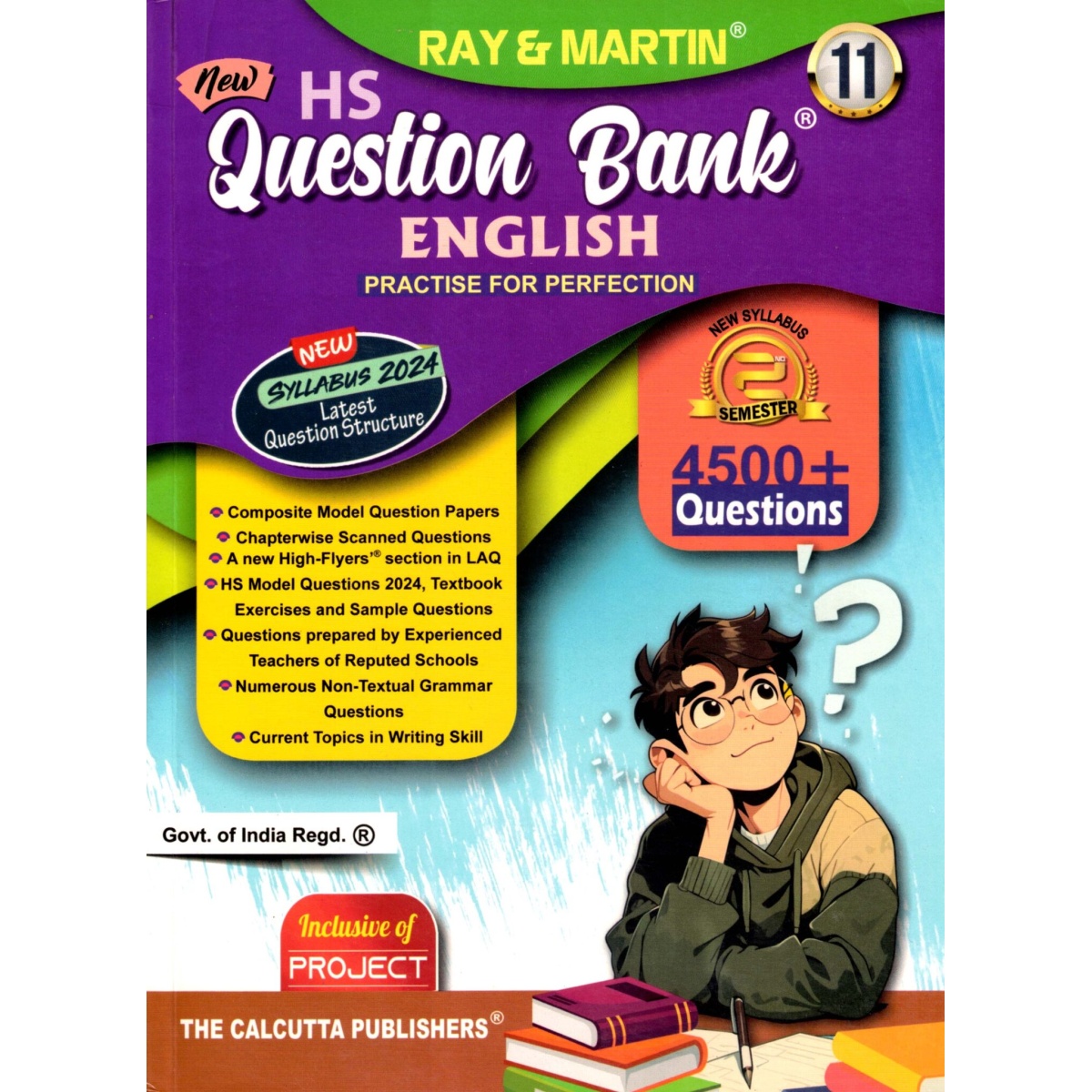 Ray & Martin Question Bank English Class - 11 | Semester- 2