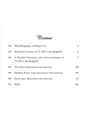 Kelvino Study Material | Harper Lee's To Kill a Mockingbird is a comprehensive guide designed to help readers deepen their understanding of Harper Lee's classic novel. This study material offers detailed summaries, key themes, character analyses, and critical insights, providing both students and literature enthusiasts with essential tools for navigating the complex narrative and exploring the moral and social issues at the heart of the story. Whether for academic purposes or personal enrichment, this guide enhances comprehension and fosters thoughtful discussion of the novel's enduring relevance.