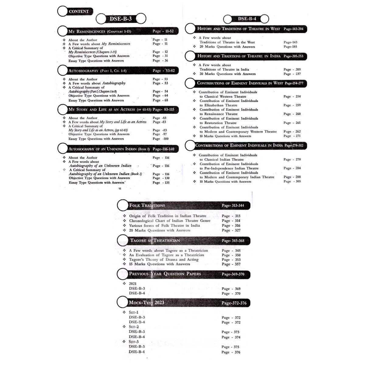 CBCS Autobiography Text & Performance DSE B-3 & DSE B-4 Combined | Semester-6 Calcutta University