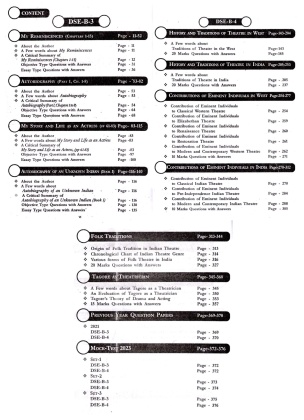 CBCS Autobiography Text & Performance DSE B-3 & DSE B-4 Combined | Semester-6 Calcutta University