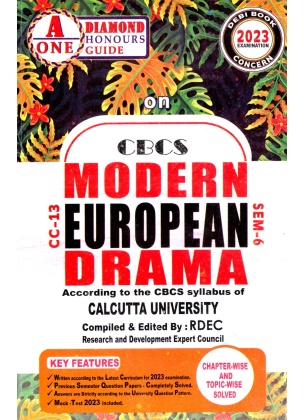 CBCS English Honours Modern European Drama CC-13 Semester-6 Calcutta University