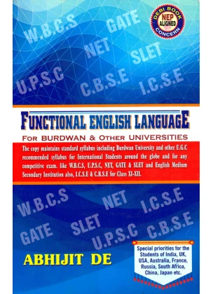 NEP FUNCTIONAL ENGLISH LANGUAGE For Burdwan & Other University By Abhijit De