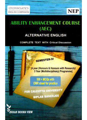 NEP Alternative English Ability Enhancement Course (AEC) Semester-IV, Calcutta University, By Biplab Banerjee