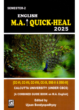 M.A. English Quick-Heal 2025 Semester-2 | Calcutta University (Under CBCS) By Ujaan Bandyopadhyay